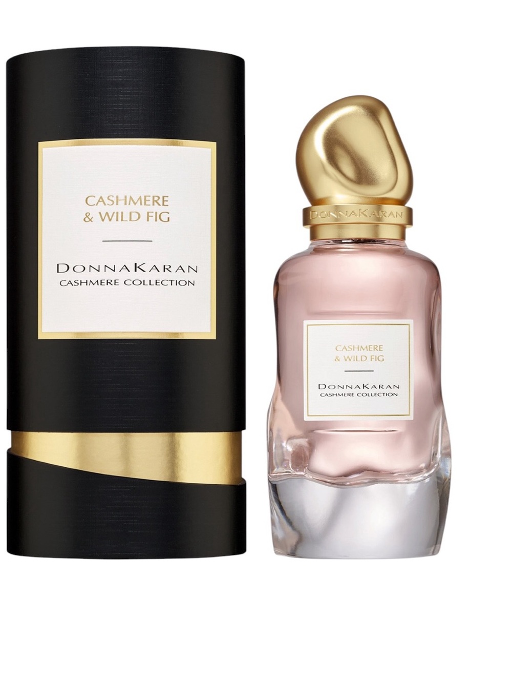 Donna Karan Cashmere & Wild Fig Bottle in Black and Gold 3.4 FL. OZ./100ml